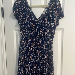 Floral Navy Dress
